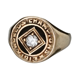 1913 Philadelphia Athletics World Championship Players Ring (Earliest Known World Series Ring)